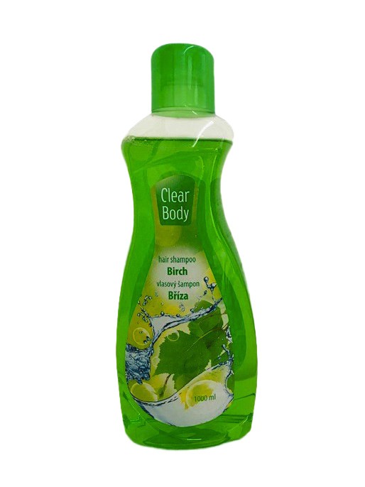 Clear Body Šampon Bříza 1l - Kosmetika Pro muže Vlasová kosmetika Šampóny